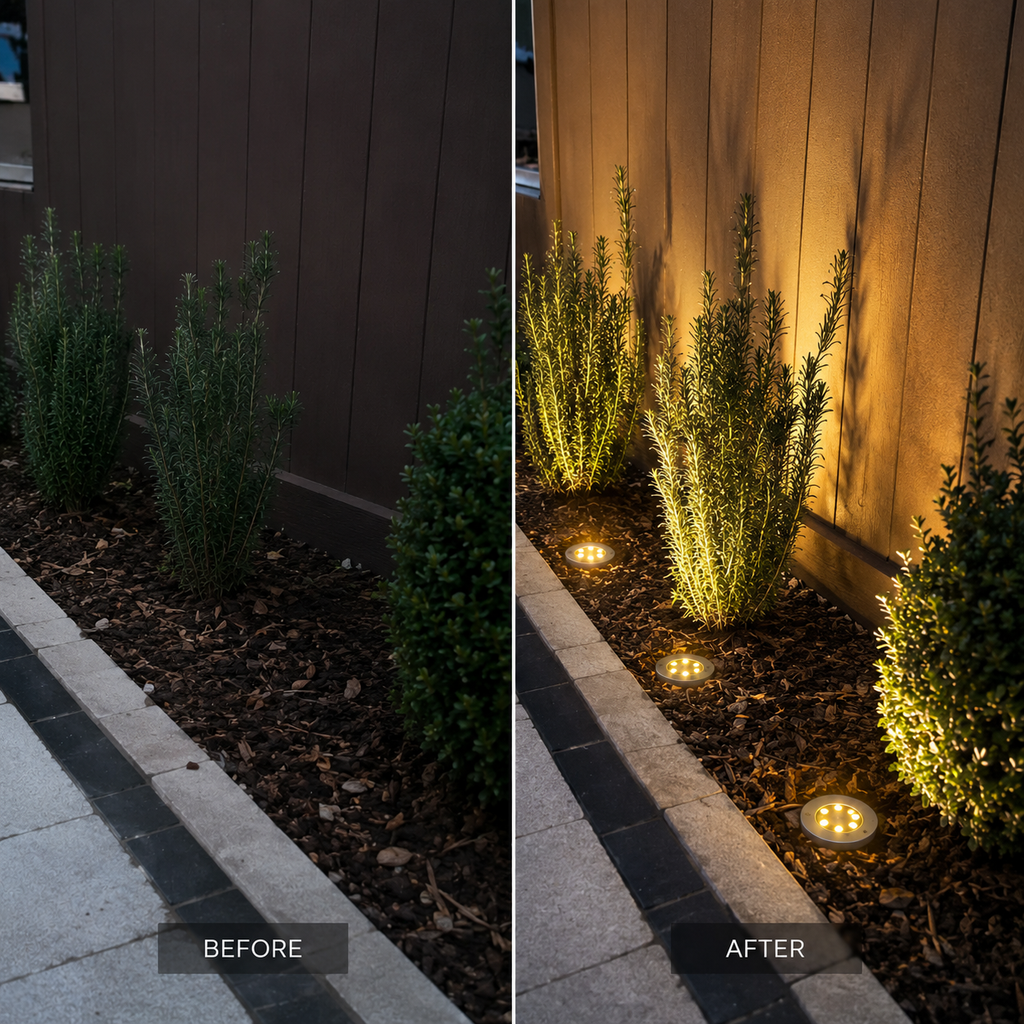 Solar LED Ground Garden Lights